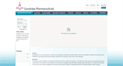 Desktop Screenshot of gurukripapharma.com