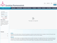 Tablet Screenshot of gurukripapharma.com